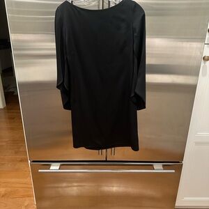 Milly Elegant Black Long Sleeve Dress